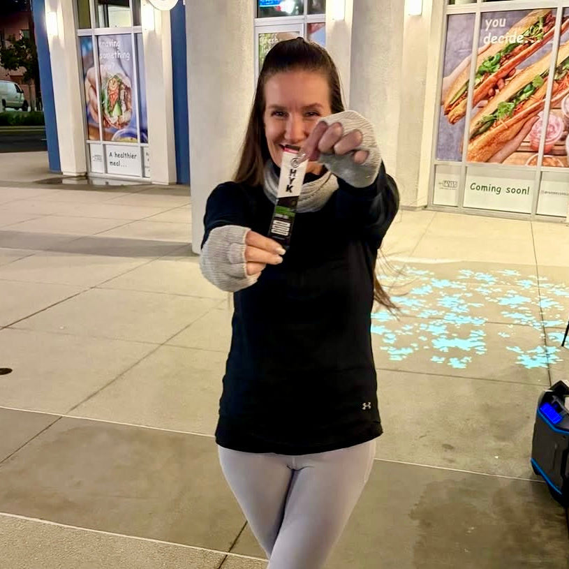 Marathon runners use HYK electrolytes to stay hydrated